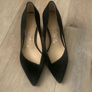 1. State Saffy Suede Block Heel Pump, Size 7